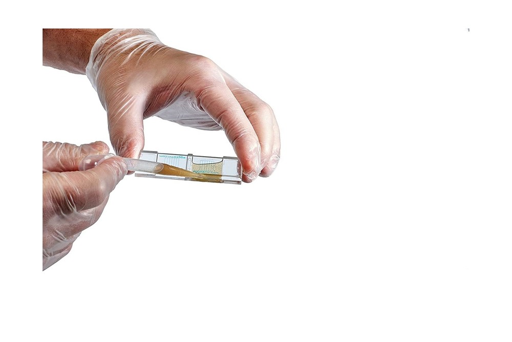 Bundle of 2 McMaster Method Microscope Slides, FEC (Fecal Egg Count) Double C...