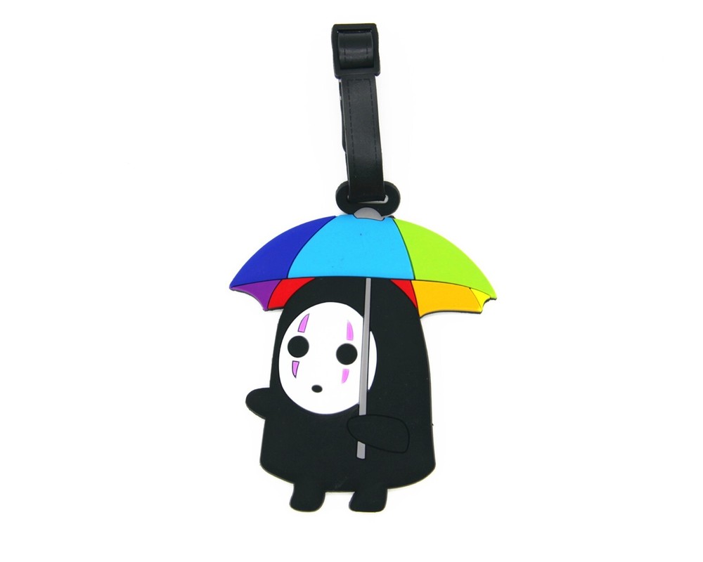 NoFace Luggage Tag Suitcase ID Tag with Adjustable Strap