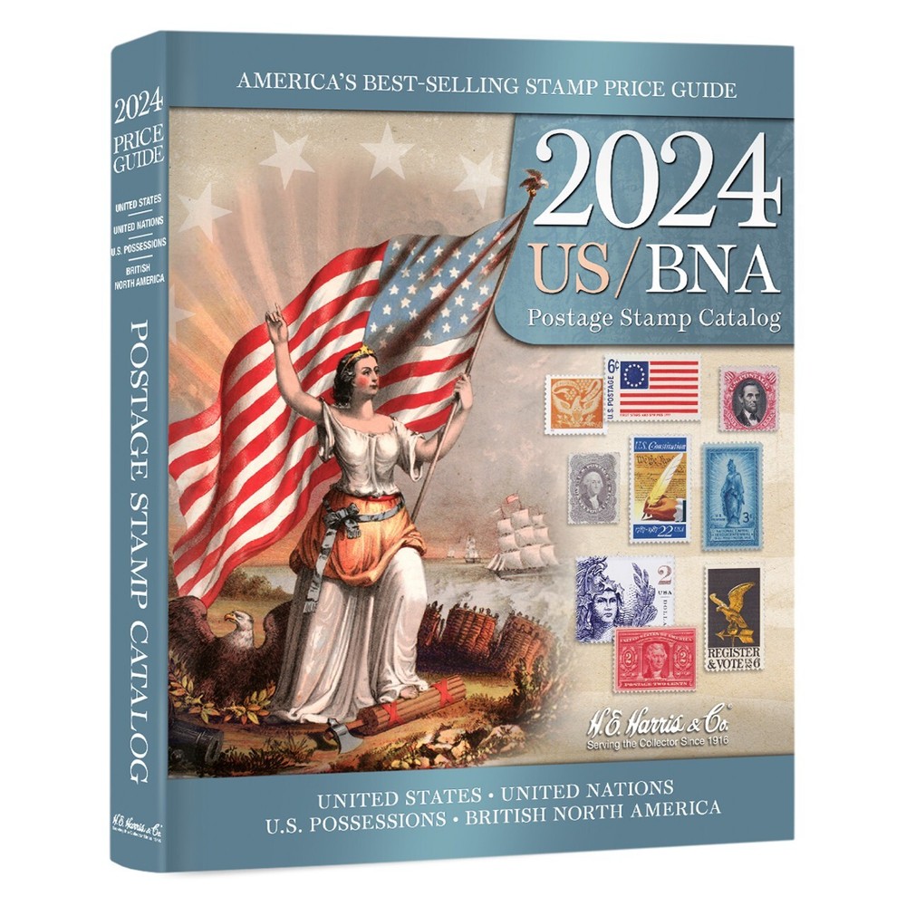 2024 H.E.Harris US/BNA Stamp Catalog includes Canada UN & US Possessions