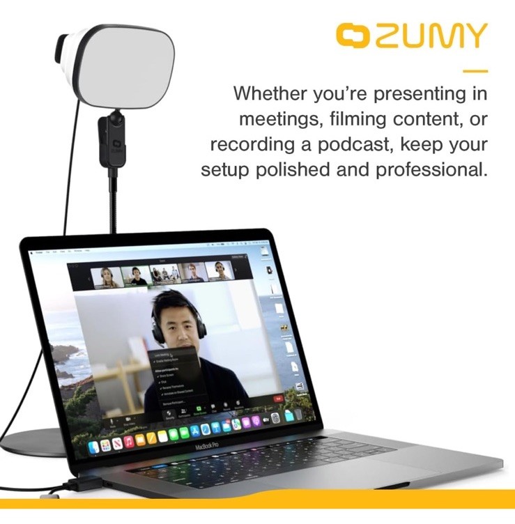 Zumy Mount Stand - Heavy Desktop Base Light Support Universal Ring Light