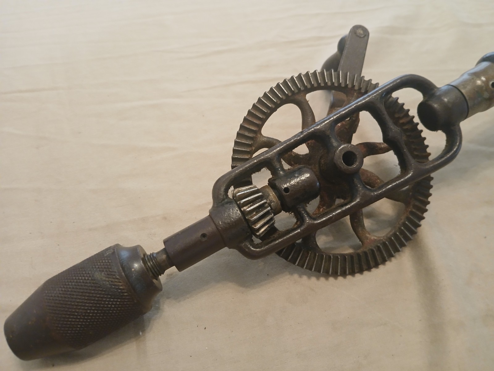 Antique Hand Drill Woodworking Tool