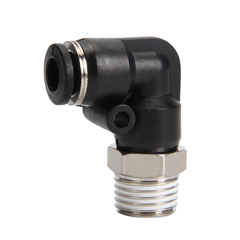 3mm 5mm 6mm 9.7mm Pneumatic Tube 90° Elbow Male Swivel Push To Connect Fitting