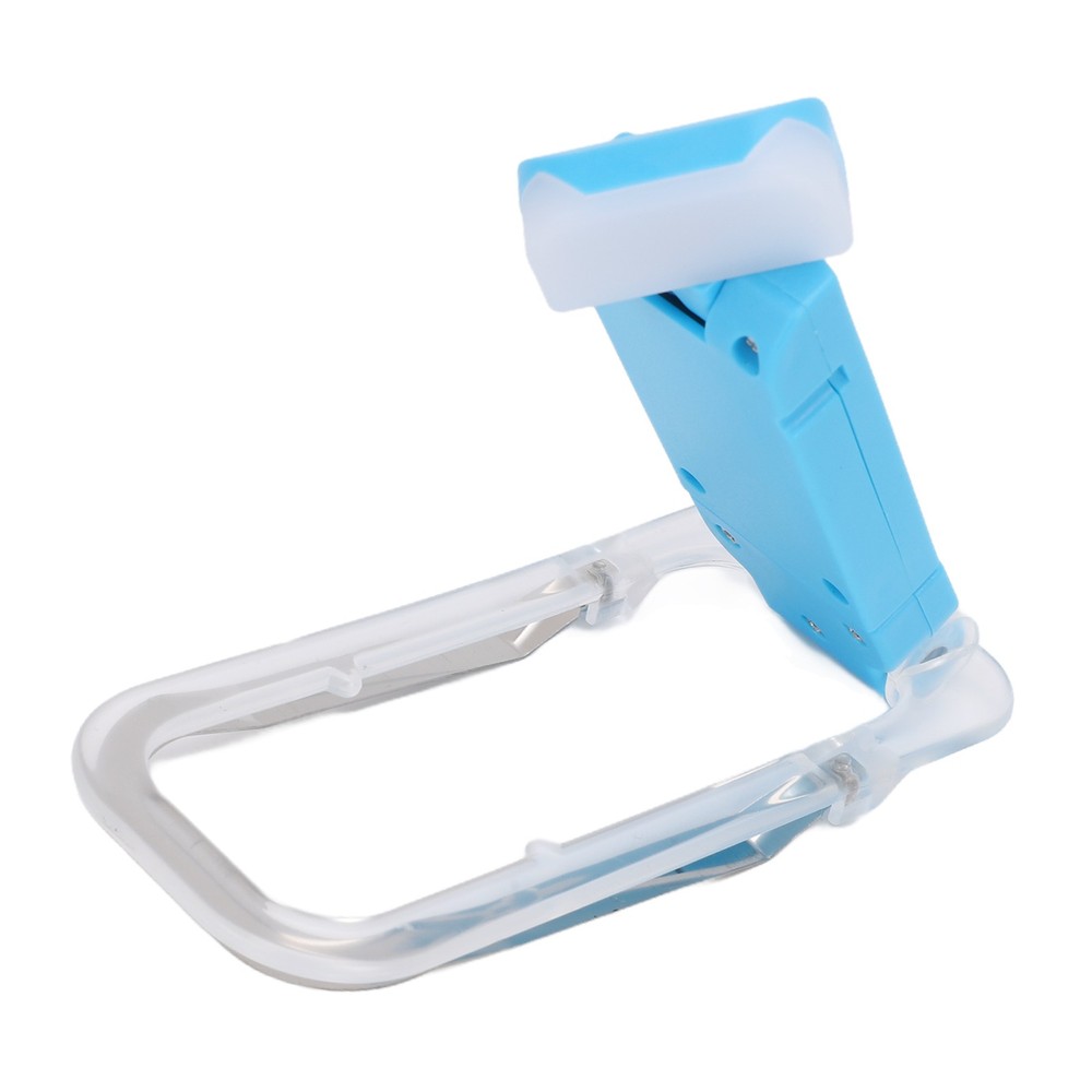 Adjustable Rechargeable Clip On LED Reading Light For Nighttime Reading Blue