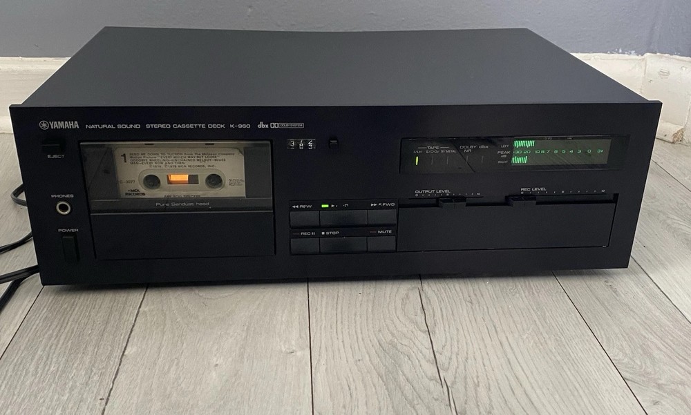 Yamaha K-960 Stereo Cassette Deck Recorder Player  - Serviced