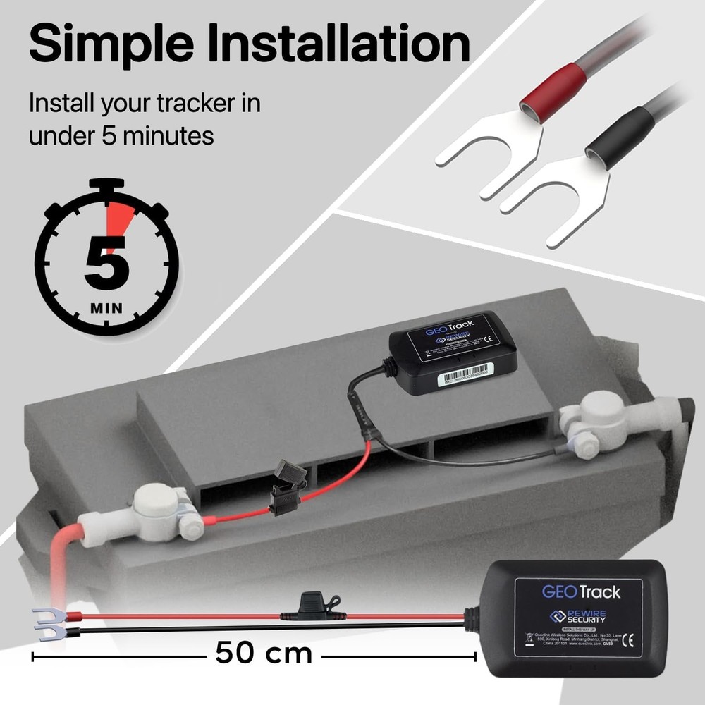 Geo Track Vehicle GPS Tracker - Self Installation, Cost-Effective - Pay As You
