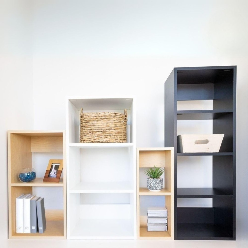 Custom Sized 3-Cube Cubby; Choose color, width, depth, and height. Units are ...
