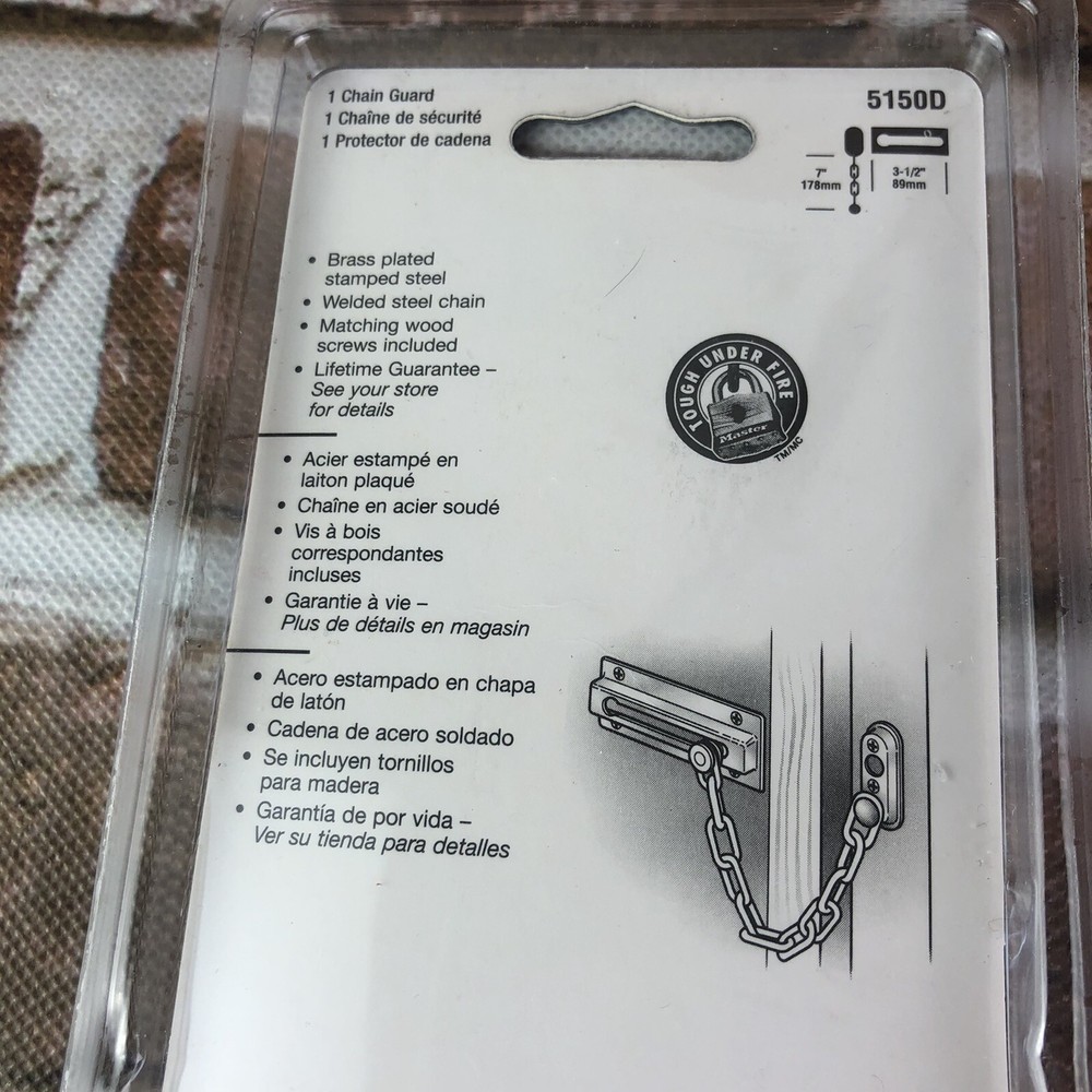 MASTER LOCK 5150D DOOR CHAIN LOCK