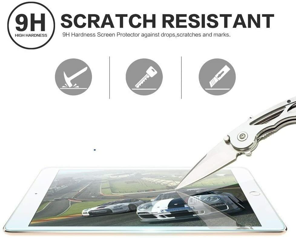 [2xPack] Tempered GLASS Screen Protector for Apple iPad 7th Generation 2019 10.2