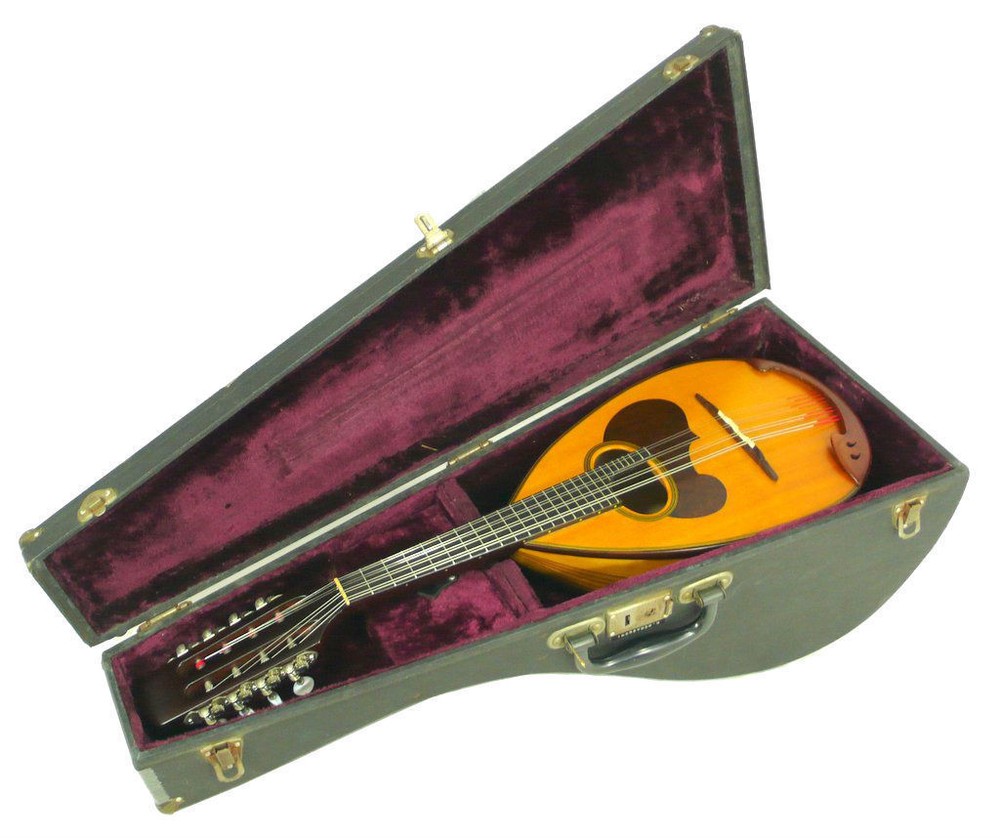 Japan Suzuki M30 Bowlback Solid Spruce Maple Mandolin OJMN190