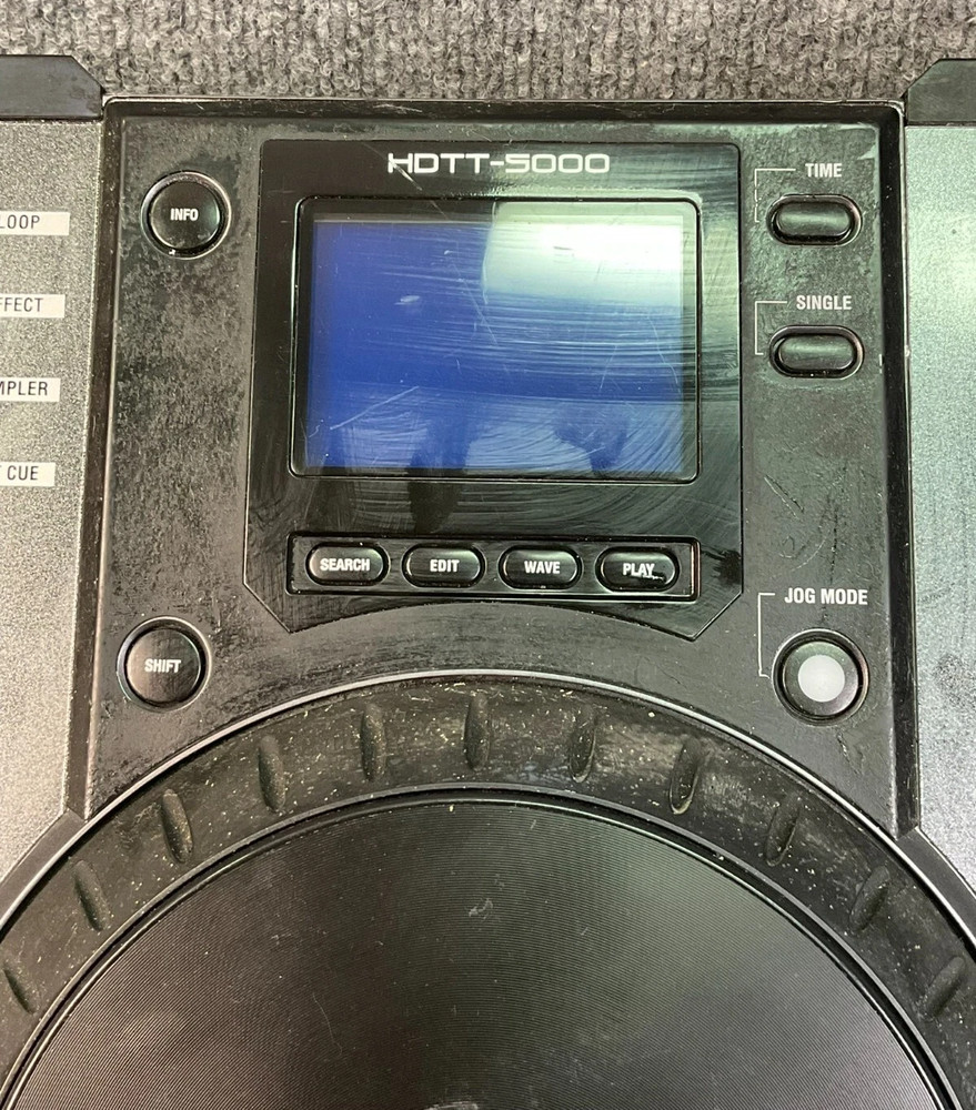 Vintage Cortex HDTT-5000 DJ Turntable DSP Effects Streaming Controller -Black