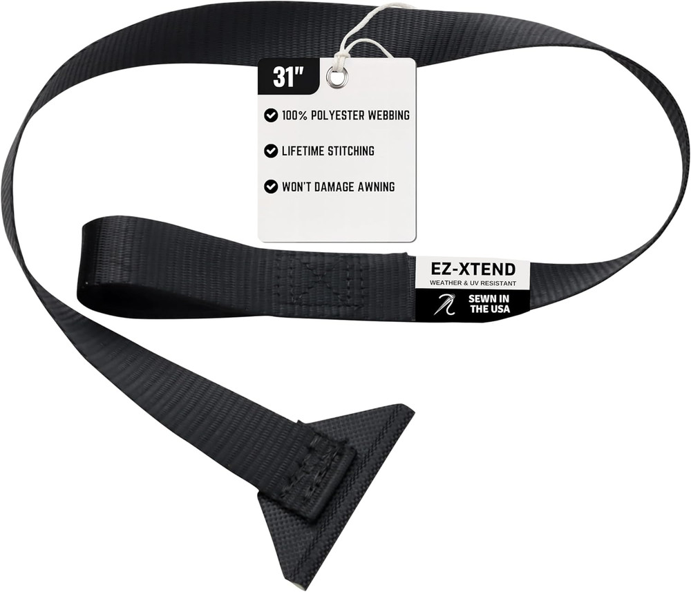 RV Camper Window Awning Pull Strap. Replacement Strap Made with UV Polyester Web