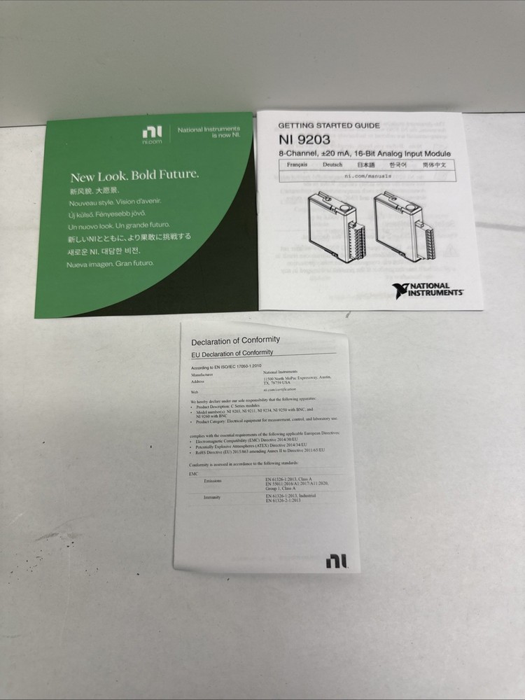 NEW SEALED National Instruments NI 9203 Analog Input Module
