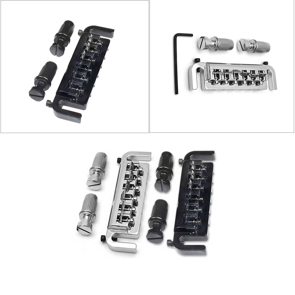 Flexible Wraparound Bridge Tailpiece Wrench Mounting Studs for LP SG Solid-body