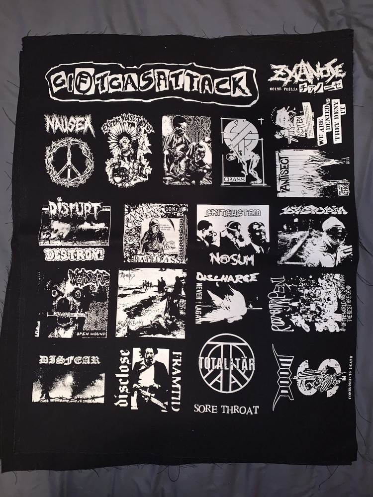 Crust Punk Patches Sheet