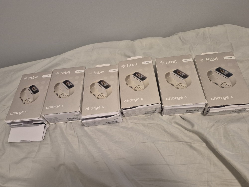 Fitbit Charge 6 Porcelain/Silver - New Tracker - Open Box / Damaged Packaging