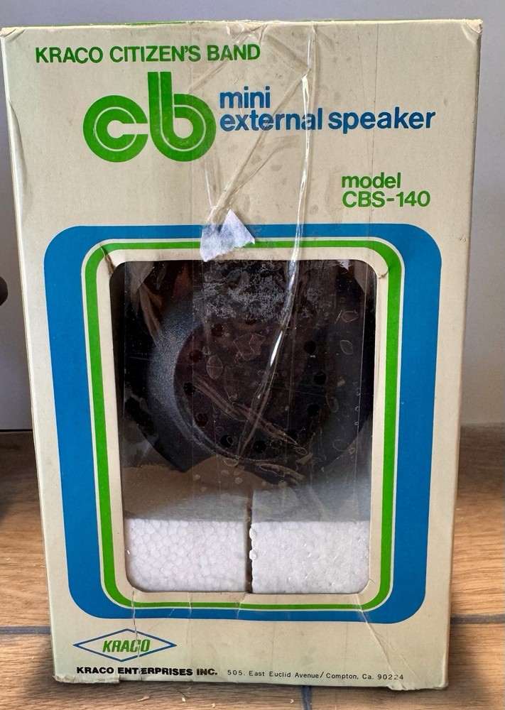 Mini External Communications Speaker Compatible with CB, Ham GMRS Radios