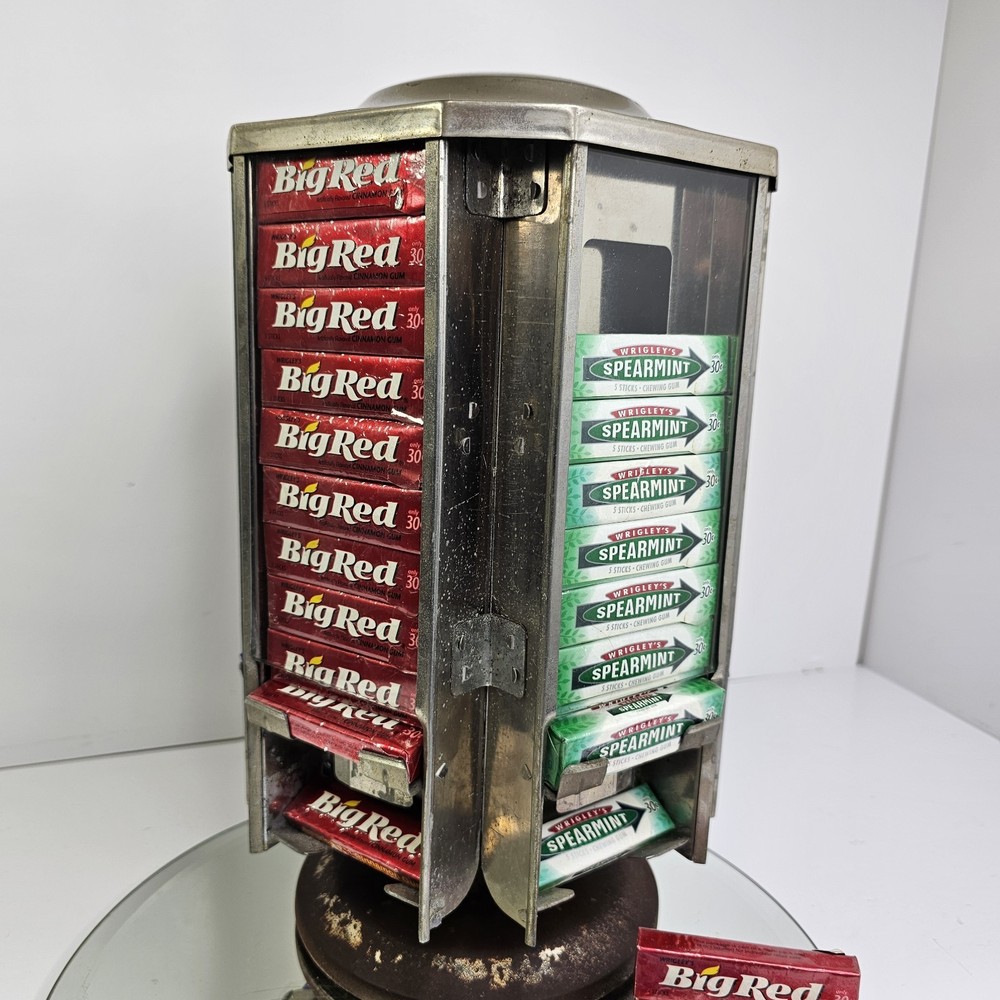 Wrigley’s Five Column Package Gum Dispenser Store Display