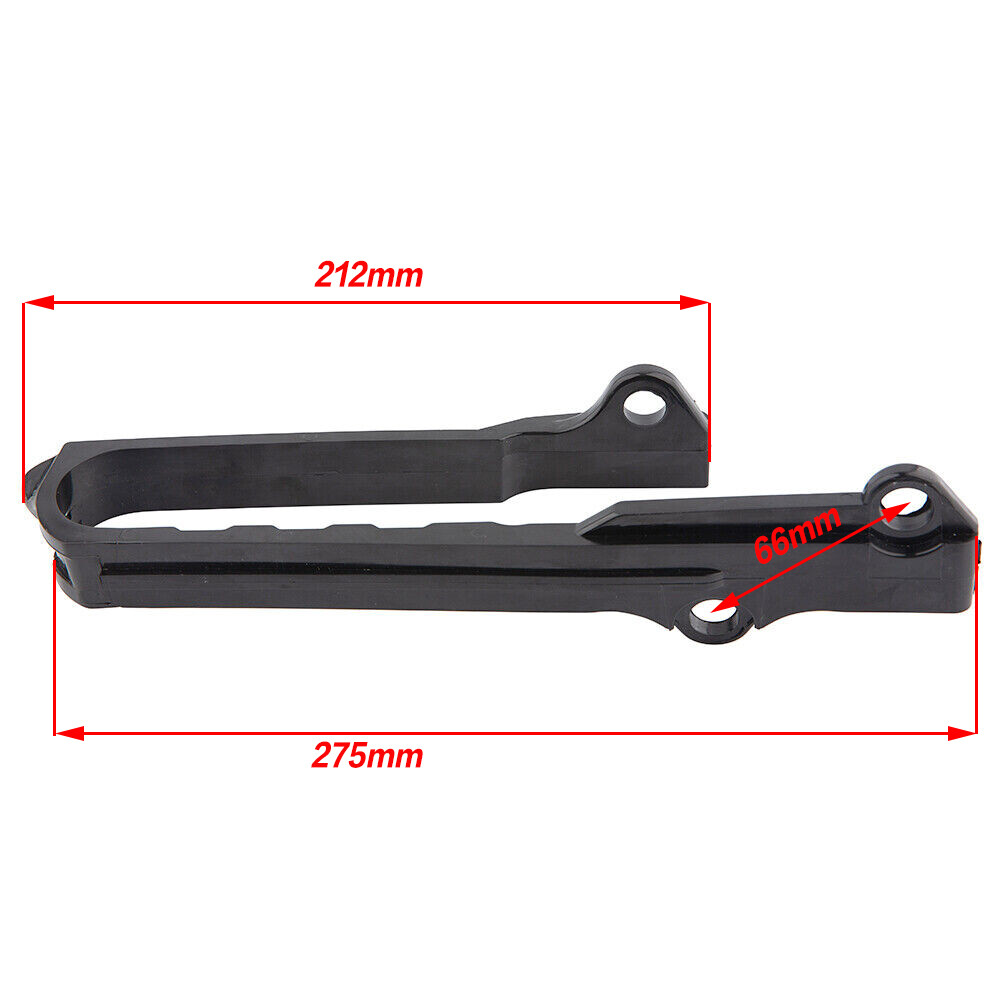 SwingArm Chain Slider Guide Black For Suzuki RM125 RM250 RMZ250 RMZ450 Dirt Bike
