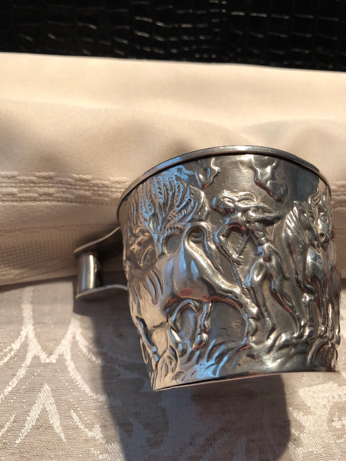 German Sterling Silver Re-creation Vaphio Cup (137 Grams or 4.85 Ounces)