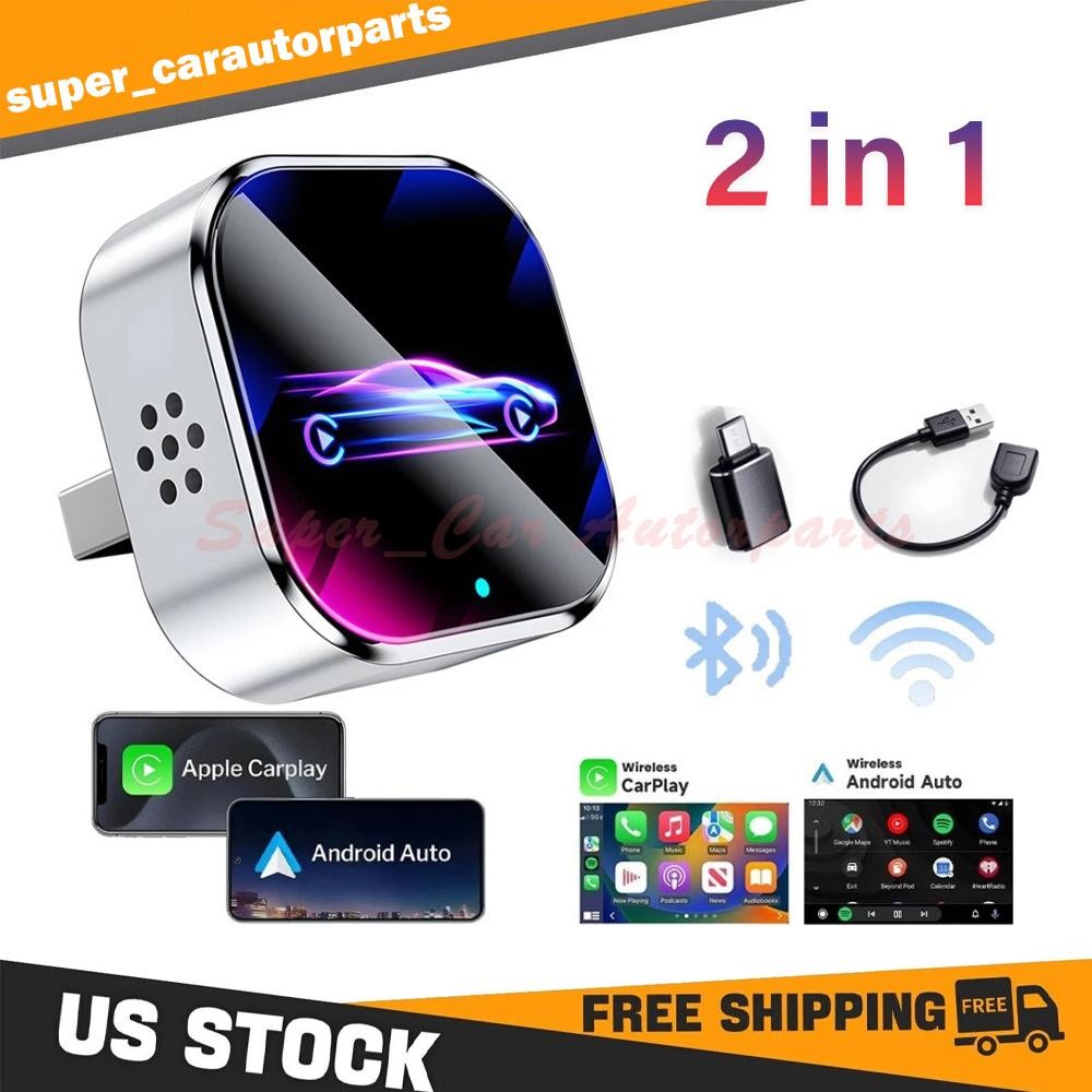2026 USB Wireless CarPlay Adapter For iPhone Apple Wireless Dongle Plug＆Play-US