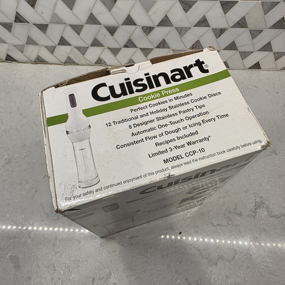Cuisinart CCP-10 Electric Cookie Press w/ 12 Discs