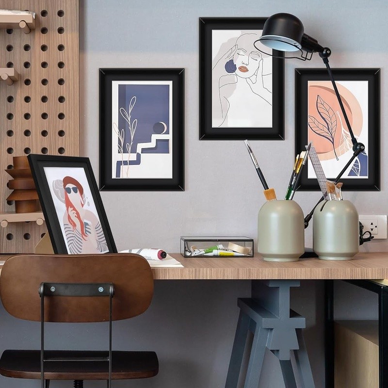 Comic Book Display Frames Set 8 Pieces Wall Mount Table Decor Holder Storage New