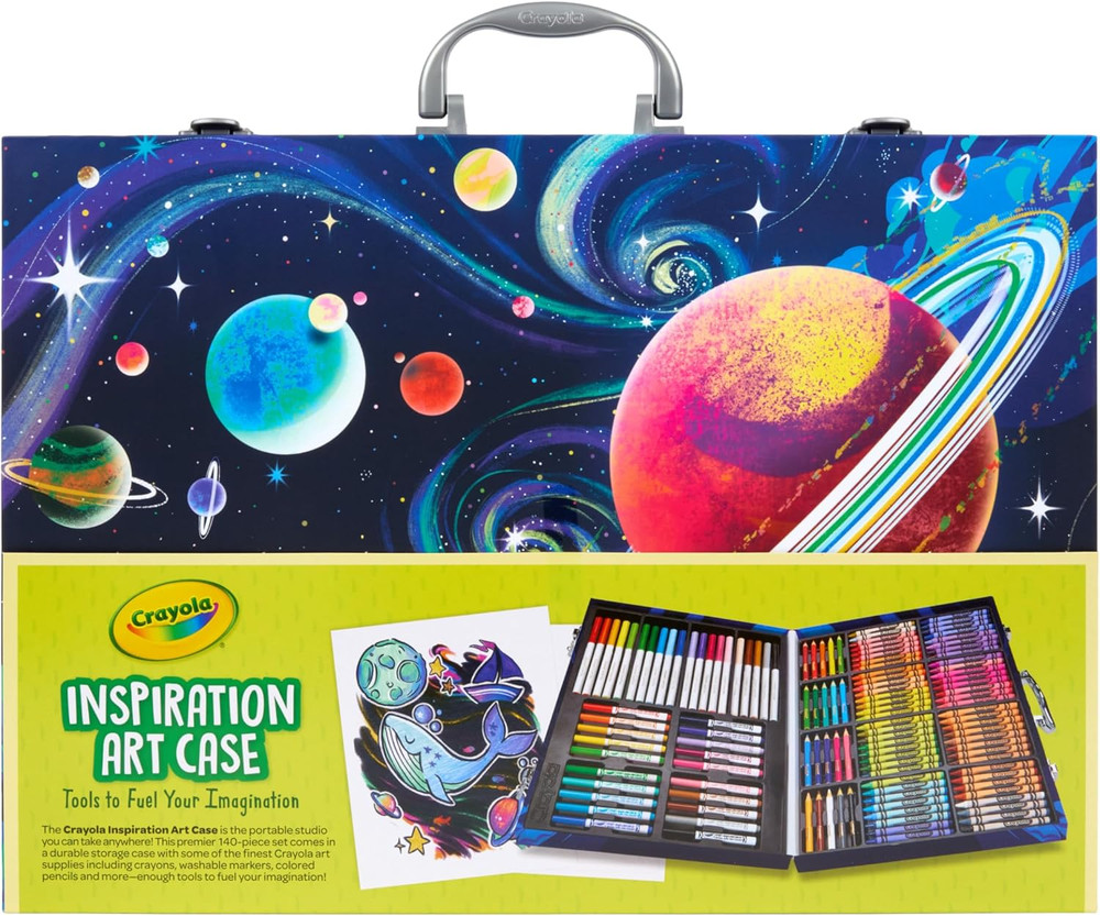 Inspiration Art Case Space Coloring Set (140Pcs), Essential Easter Basket Stuffe