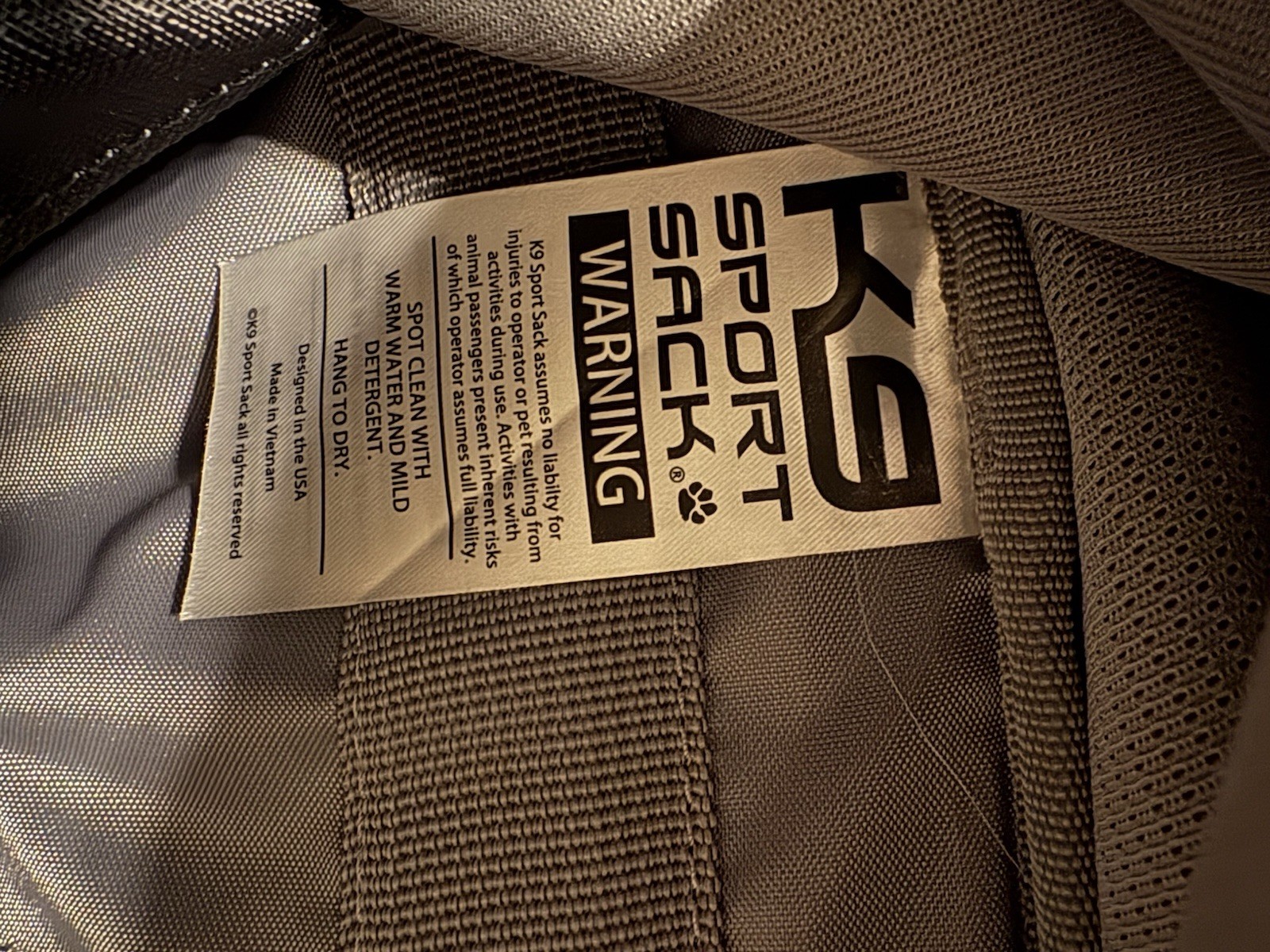 K9 Sport Sack Kolossus XL Backpack Carrier 300D Ripstop Polyester for Big Dogs