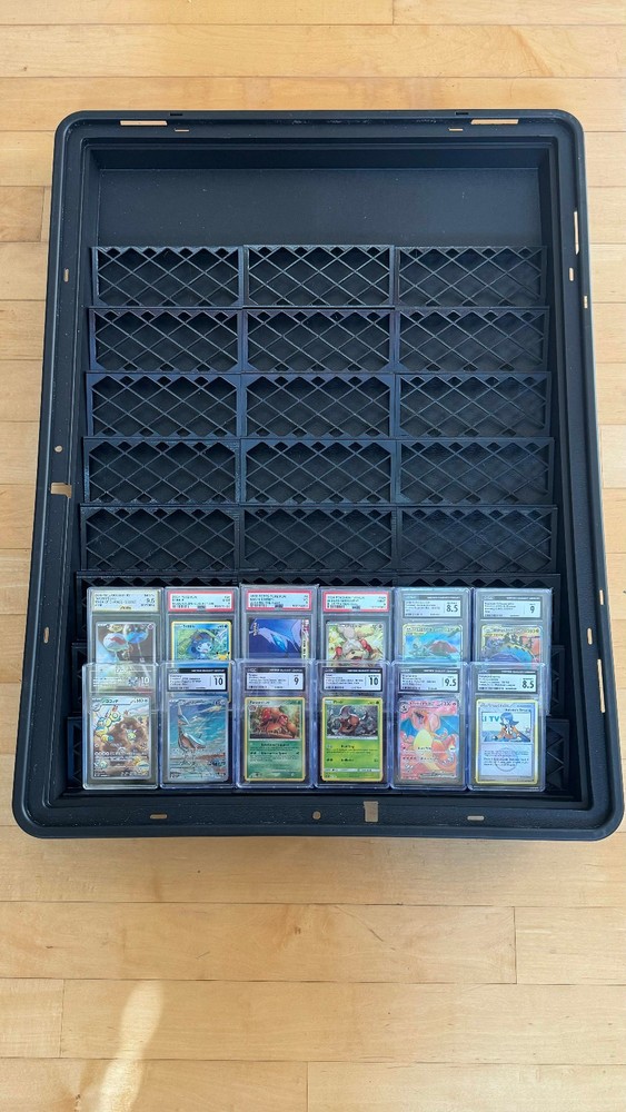 Zion Case Card Riser Stands – Graded Card Slab Display – Vertical & Horizontal