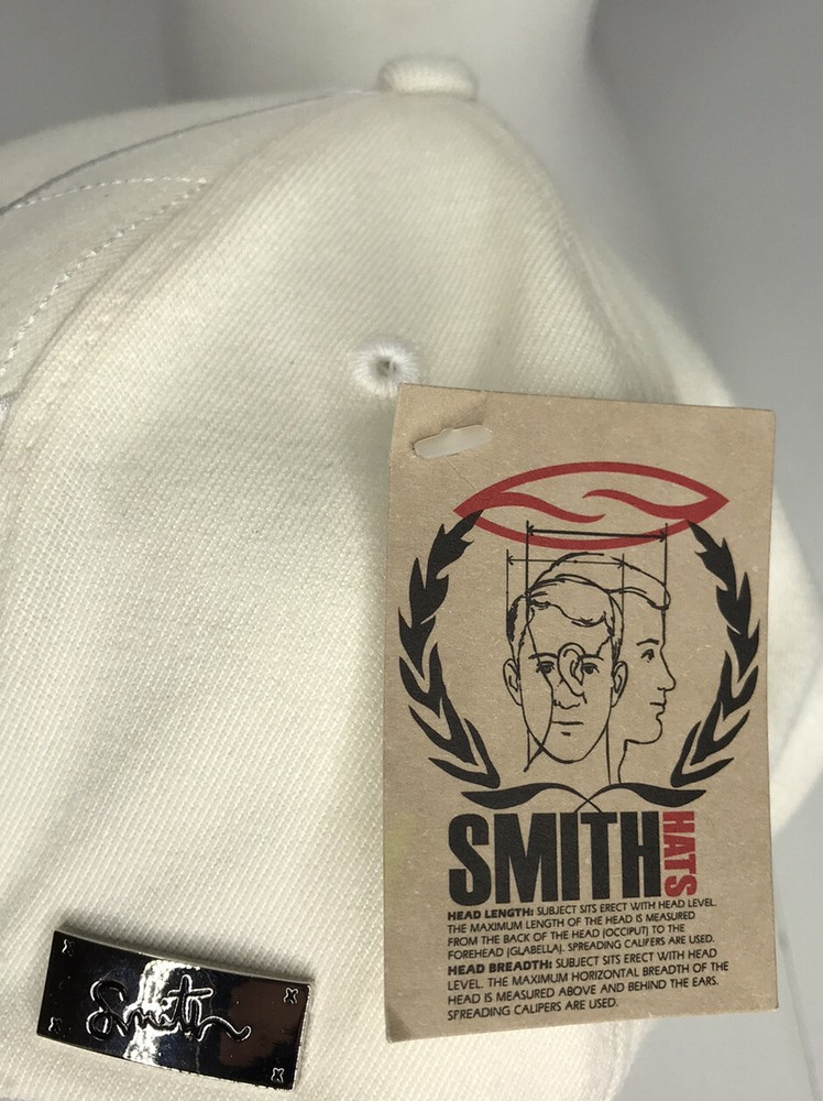 Smith Hat Dark Monster White Argyle Hat Cap Size Large New With Tags