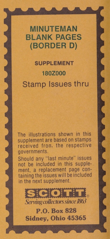 KAPPYSstamps SCOTT AMERICAN 40 BLANK PAGES 170Z000 #3