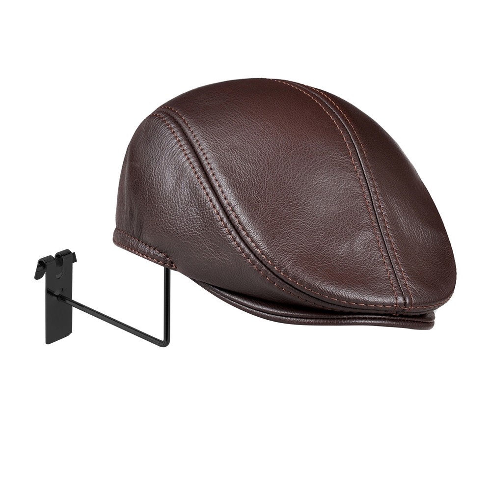 24 Premium Iron Hat Racks - Space-Saving Wall Mount Hang Display Hooks