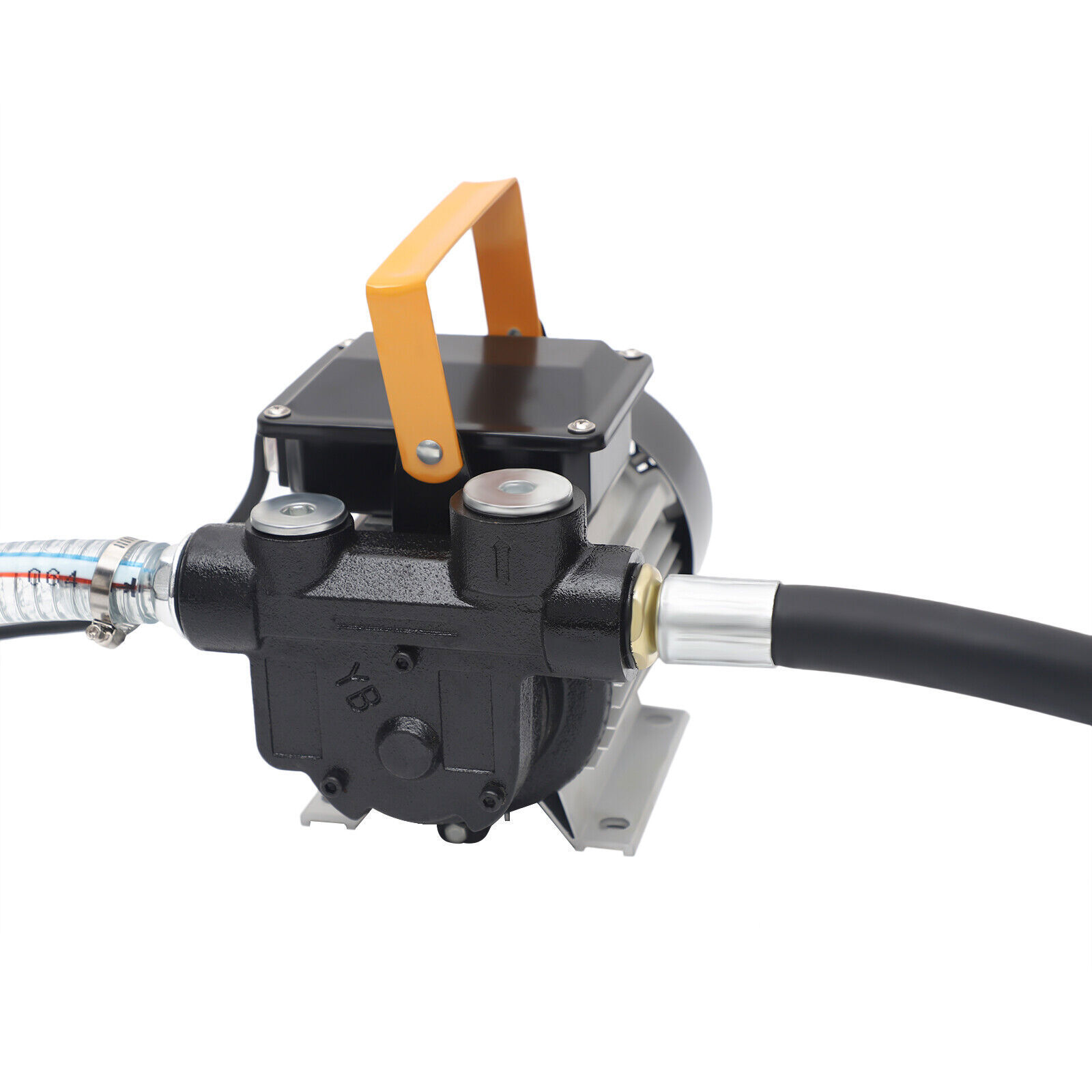 Electric Fuel Transfer Pump 60L/Min w/ Nozzle for Oil Fuel Diesel 550W US