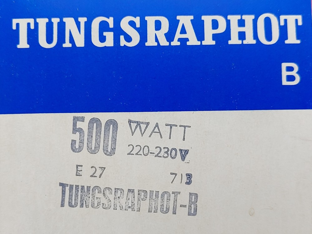 Tungsraphot - B Lamp 500W E27 220V