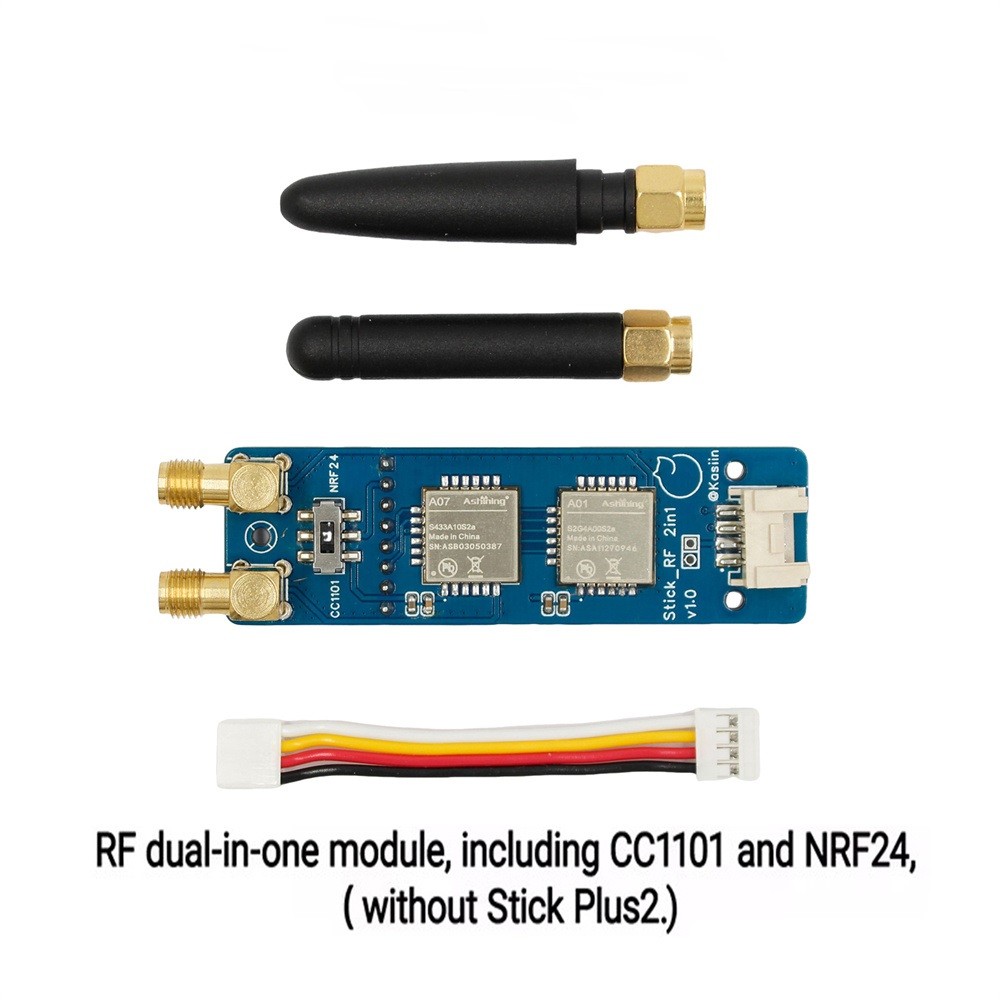 M5Stack StickC Plus2 RF 2-IN-1 Module 433MHz CC1101 + 2.4GHz NRF24 Dual Mode