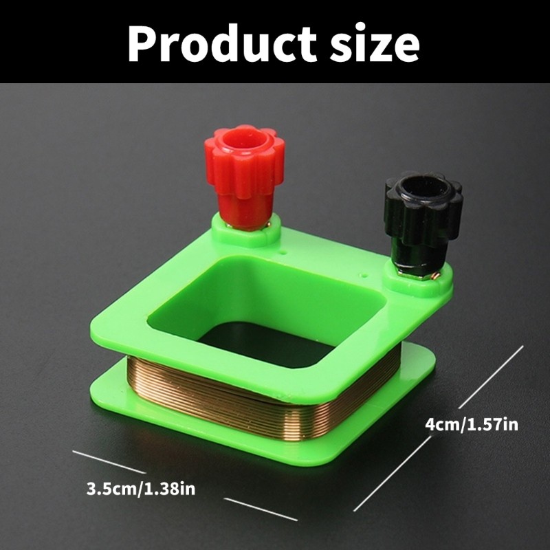 Demonstration Induction Coil Square Coil for Physics Teaching and Laboratory