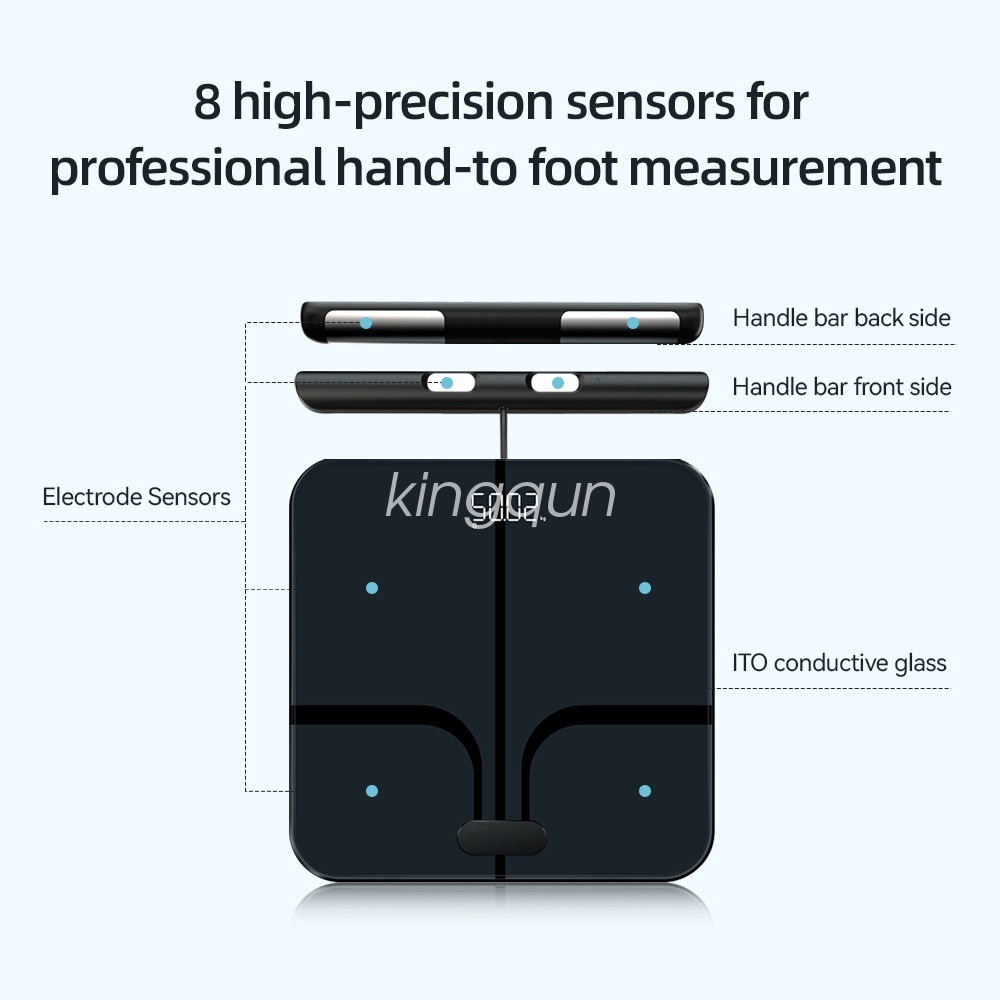 Profession Smart Scale Body Weight, 8-Electrode Body Composition Scale with BMI