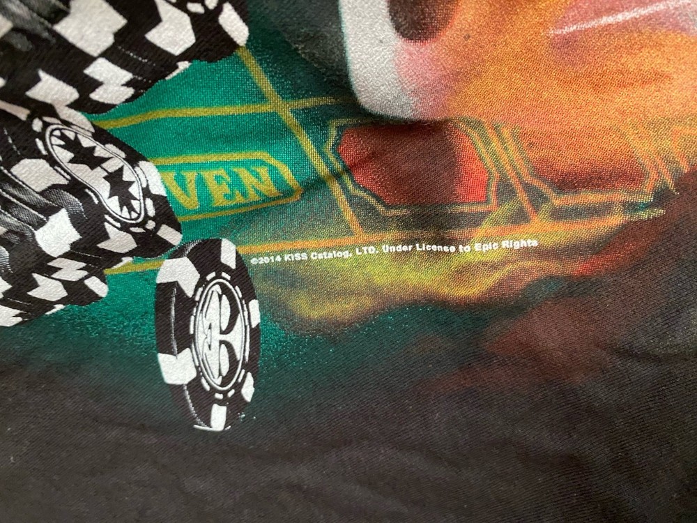 KISS, 2014 KISS Rocks Vegas t-shirt, original, XXL (Never Worn)