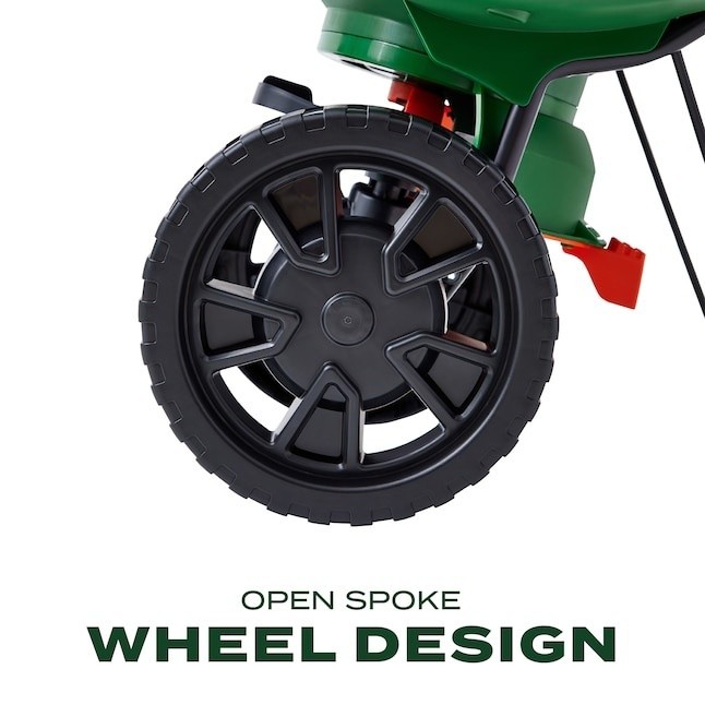 Turf Builder Edgeguard Mini Broadcast Spreader - Spreader for Lawn Fertilizer, W