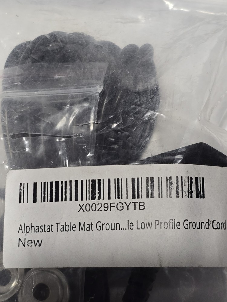 8 pcs Grounding Mat Replacement Cord Black Cable for All Grounding Sheets, Read!