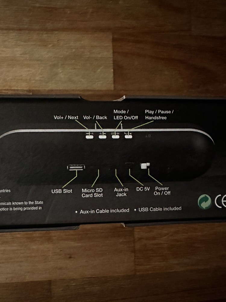 Zenex Bluetooth LED Wireless Capsule Speaker