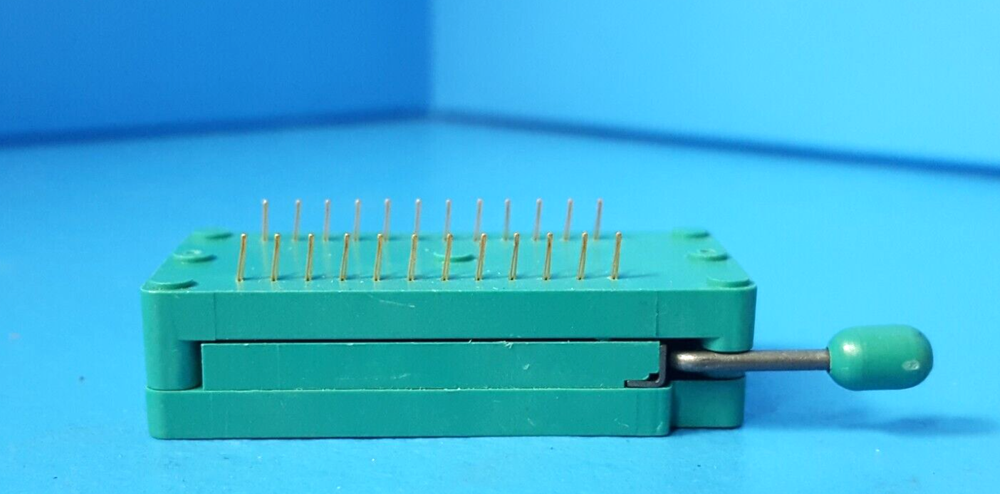 IC SOCKET, 24 pin, 224-3344, GOLD, TEXTOOL ( one piece)