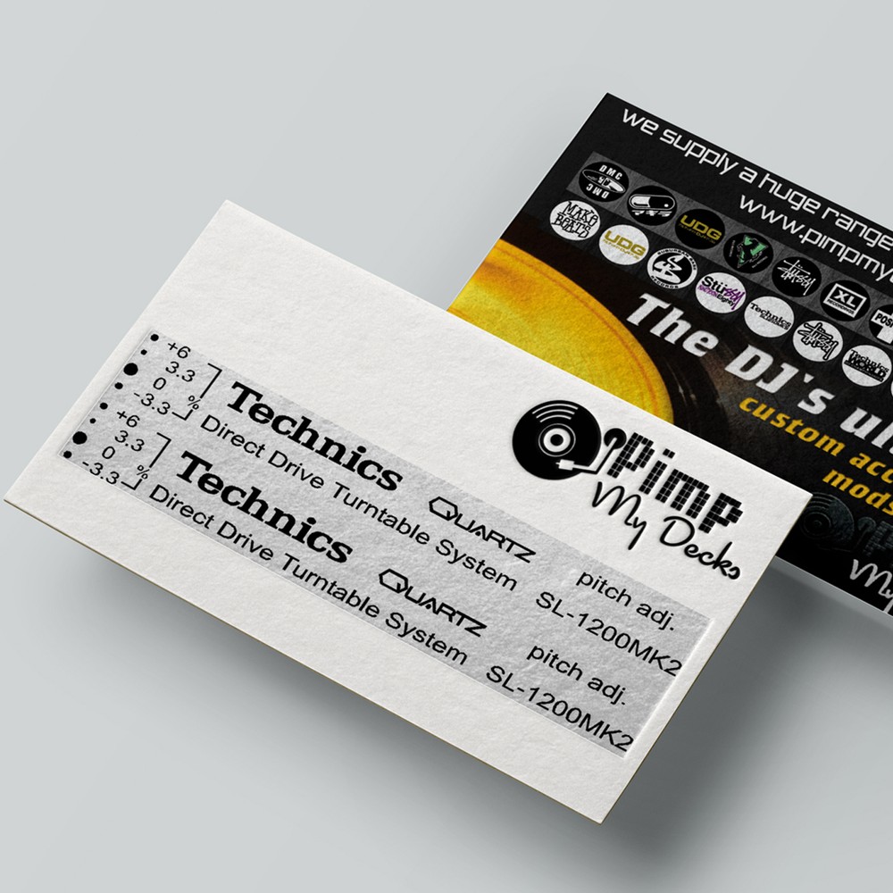 RESTORATION TRANSFER KIT for TECHNICS 1200 1210 MK2 (PRE LACQUER APPLICATION)