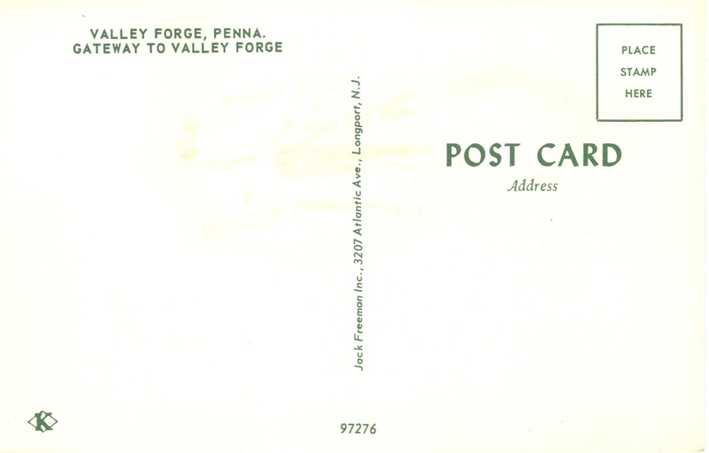 GATEWAY TO VALLEY FORGE, PA - PC4469