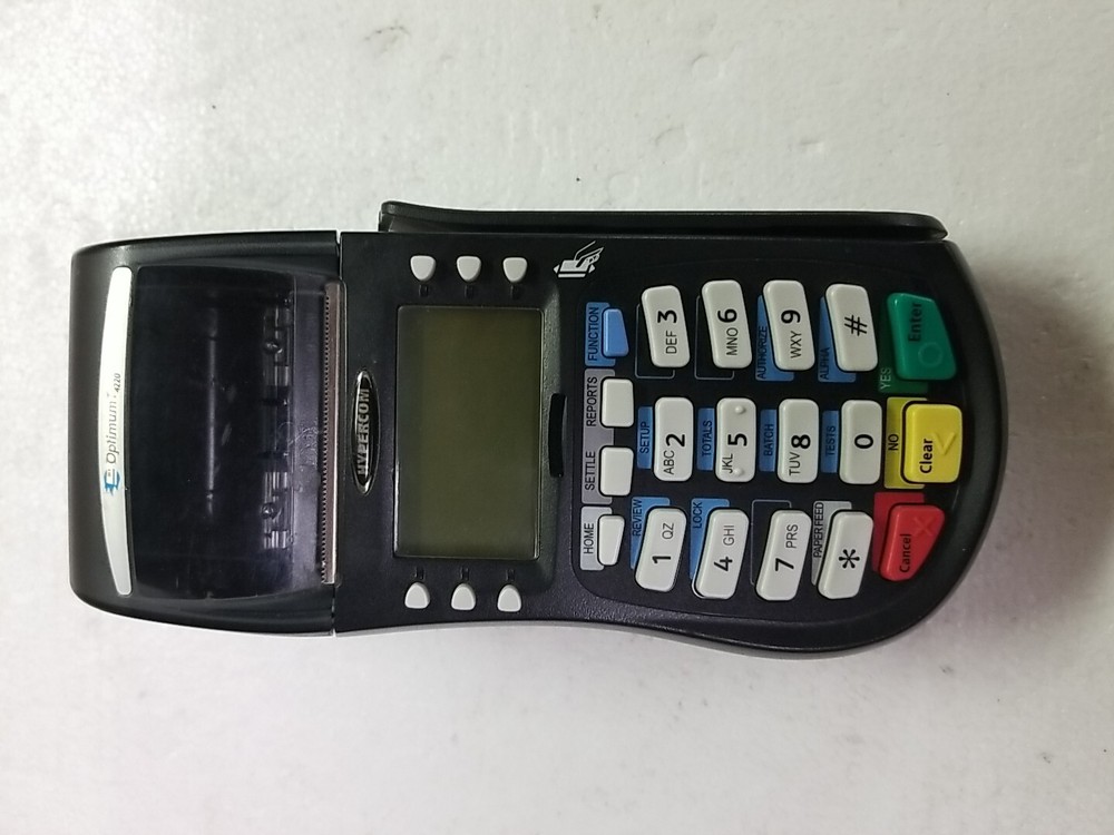 Hypercom Optimum T4220 Credit Card POS Terminal  Reader
