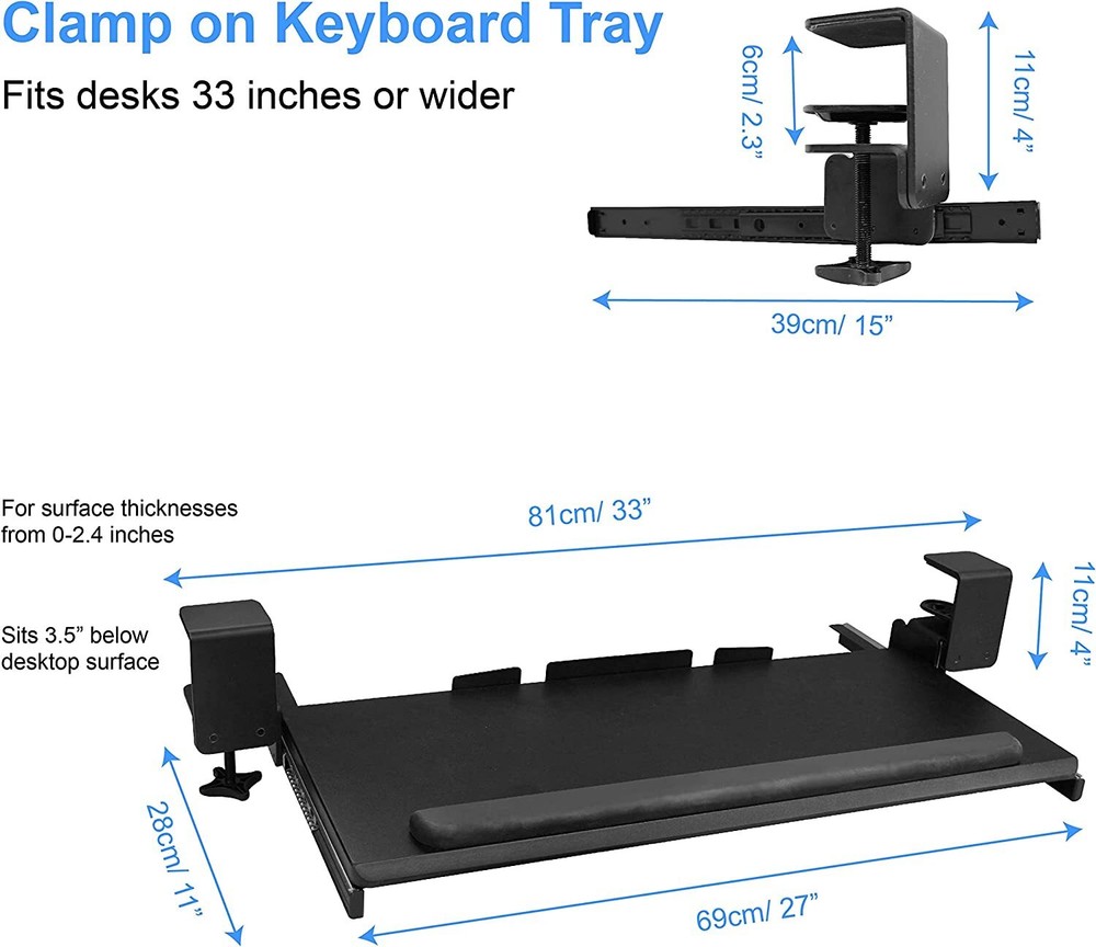 Laboratory 29 Preassembled Keyboard Tray A41