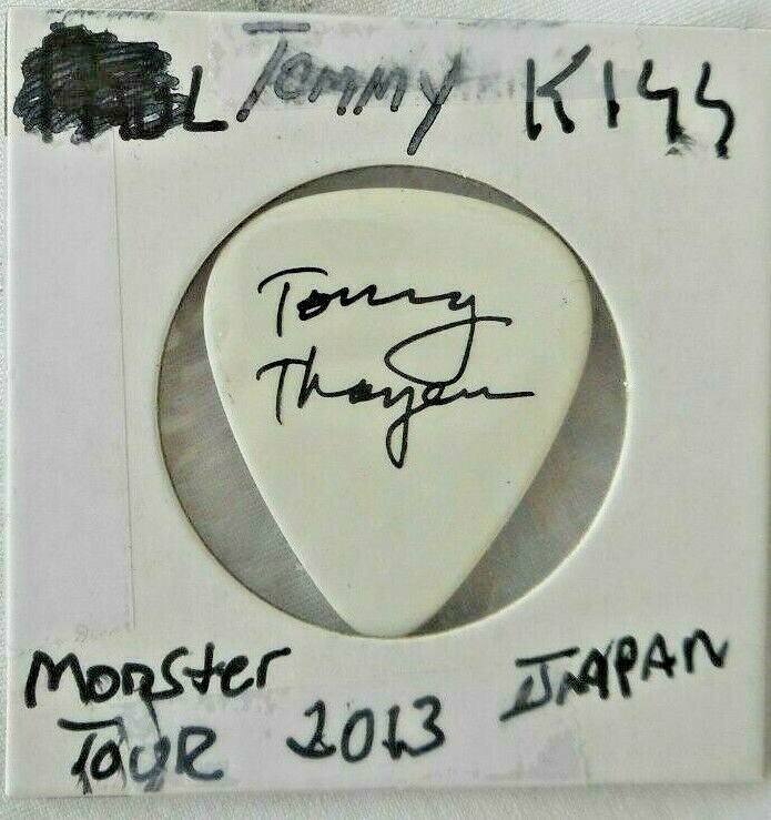 Kiss Tommy Thayer Tour Issued Guitar Pick Monster Tour Japan 2013
