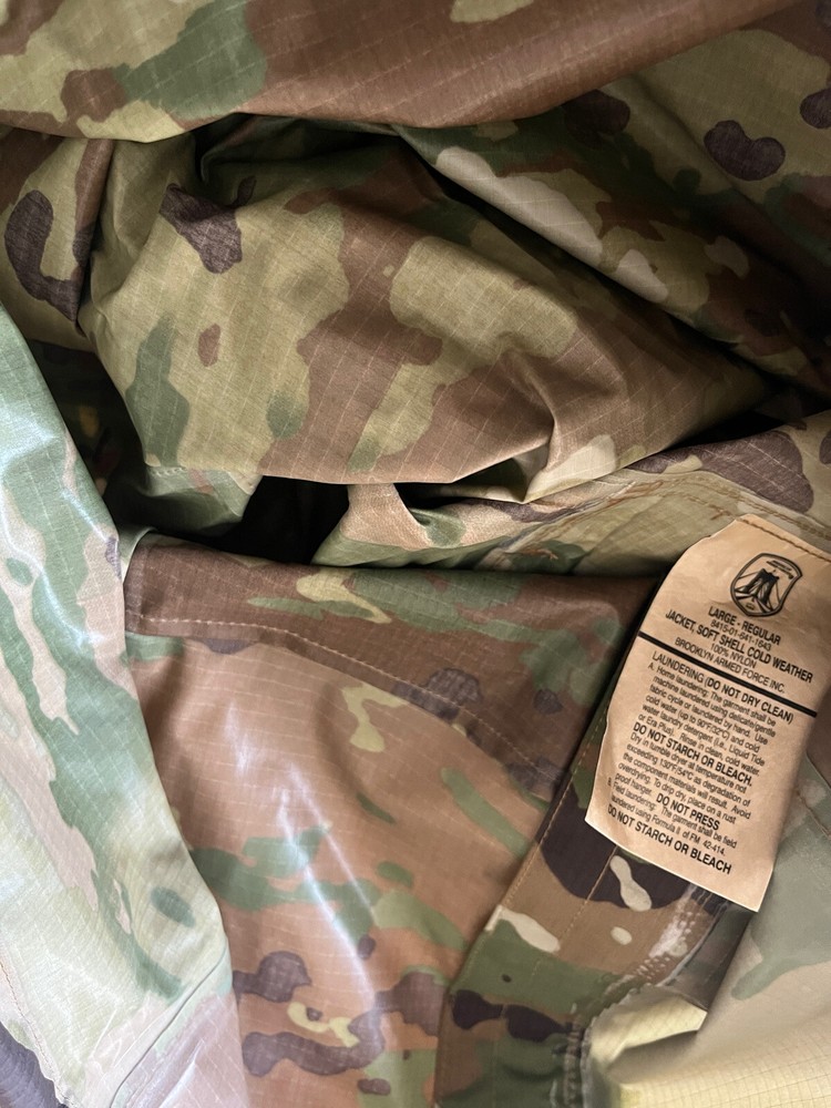 USGI OCP Cold Weather Jacket ECWCS Water Resistant Wind Proof Rain shell BAF NEW