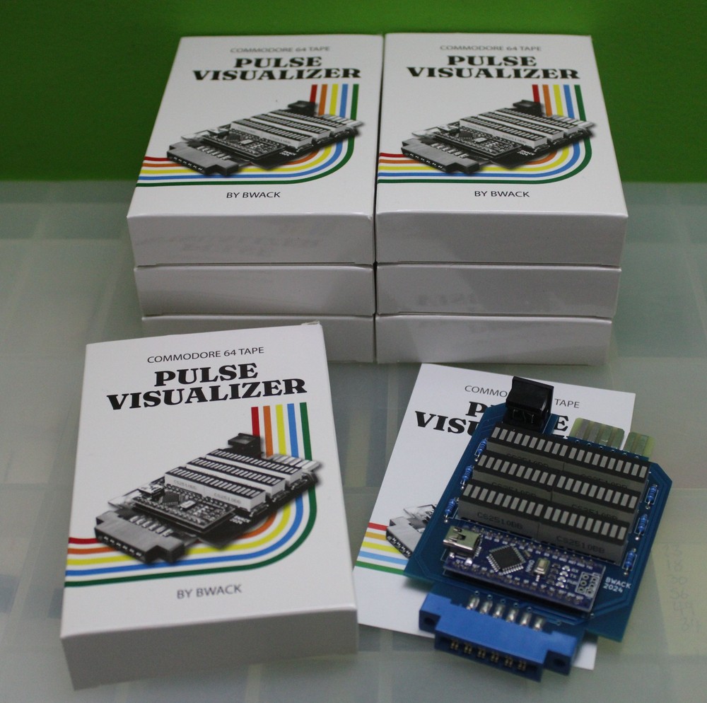Commodore 64 Tape Pulse Visualizer By BWACK [intF03]