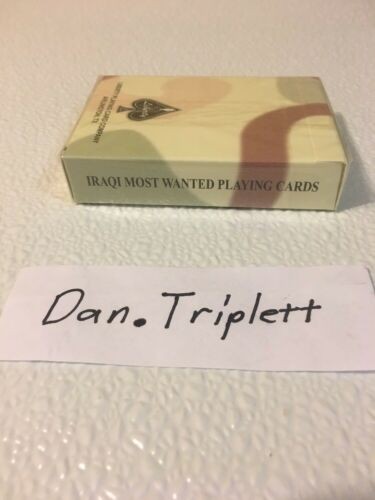 Iraqi Most Wanted Playing Cards